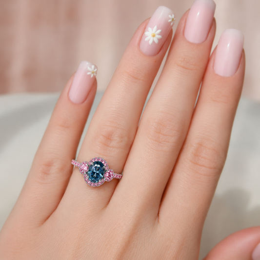 Blush Sapphire Ring