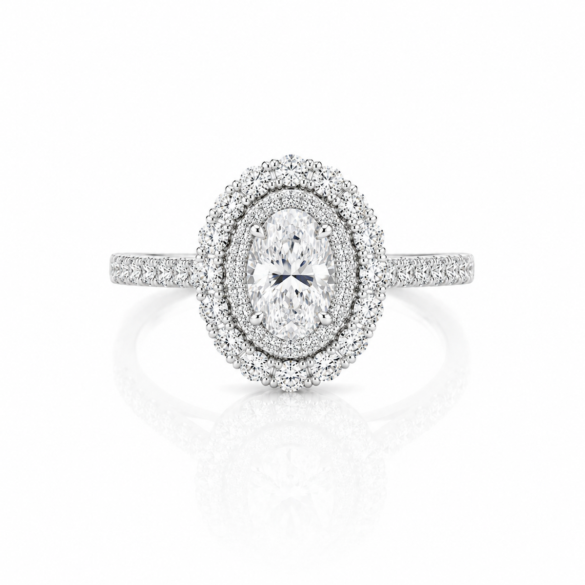 Celeste Halo Oval