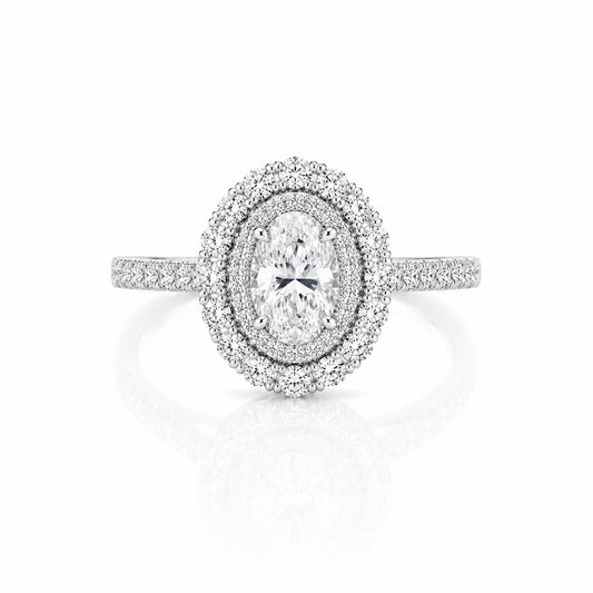 Celeste Halo Oval