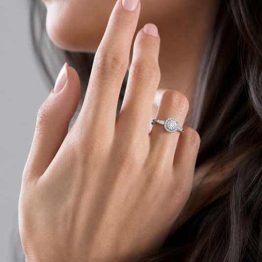 Celeste Halo Ring
