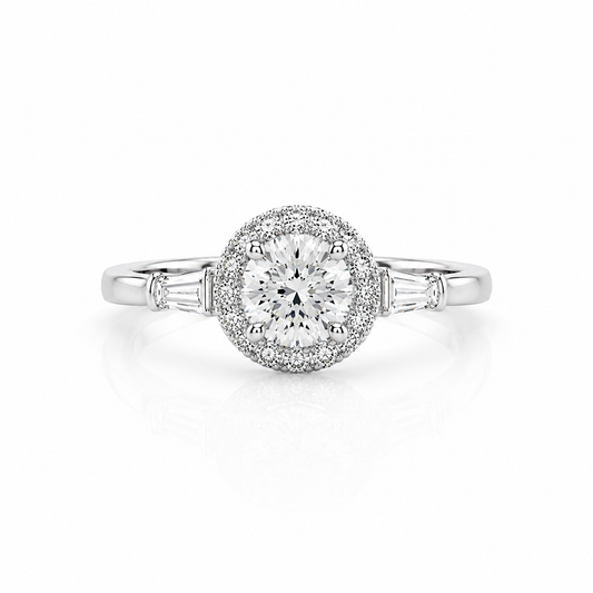 Celeste Halo Ring