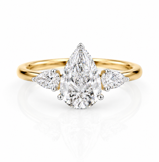 Luna Pear Ring