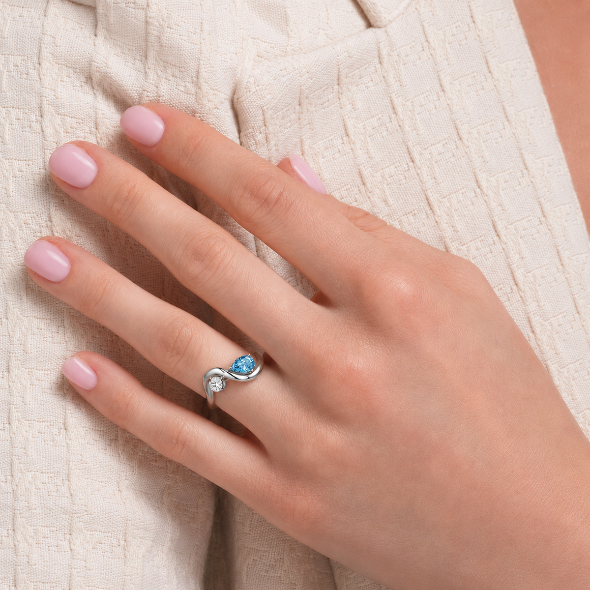 Ocean Wave Ring