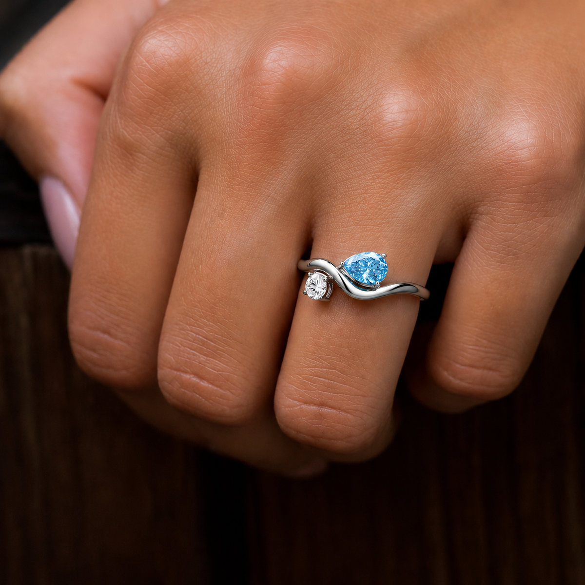 Ocean Wave Ring