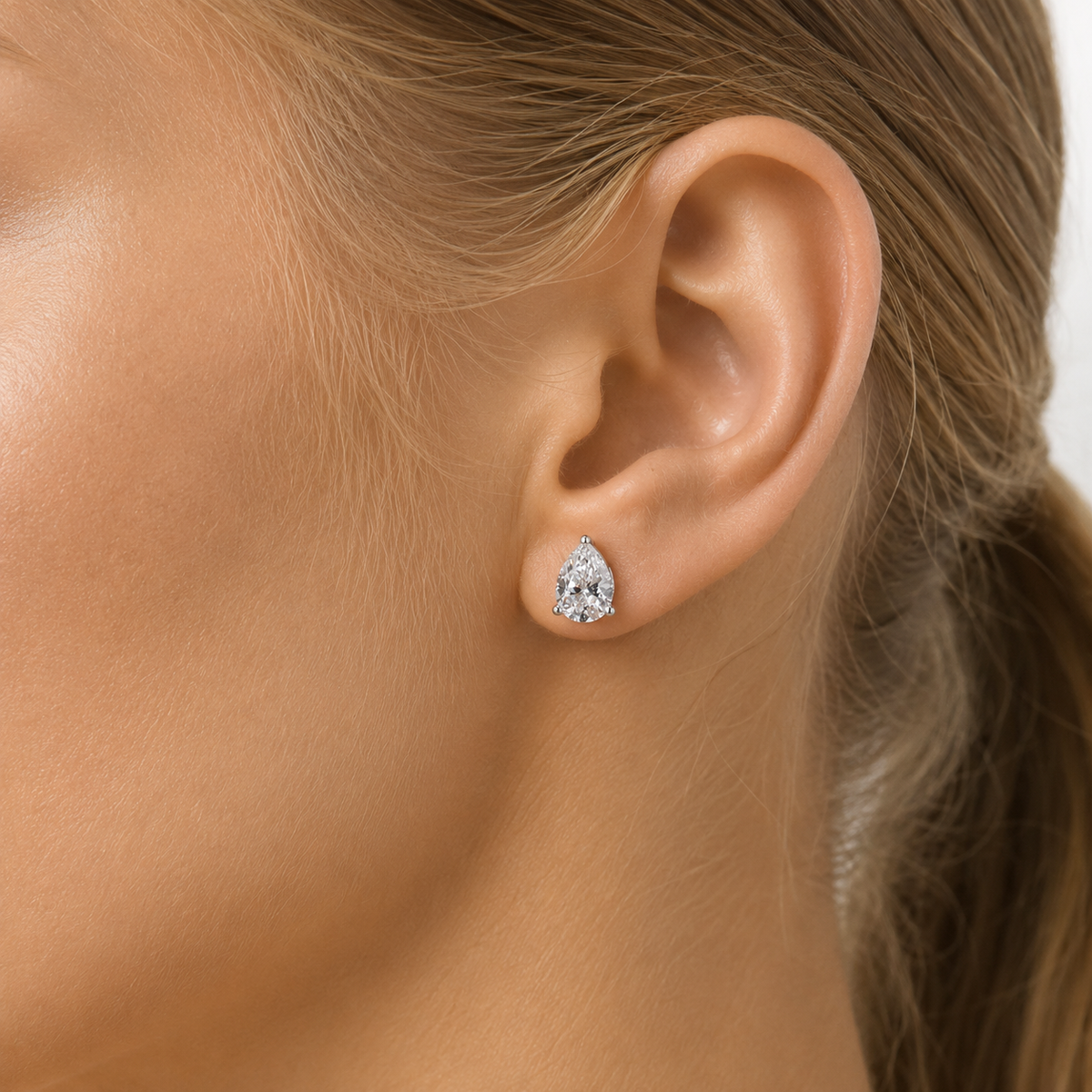 Pear Glow Studs