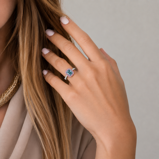 Rosé Aura Ring