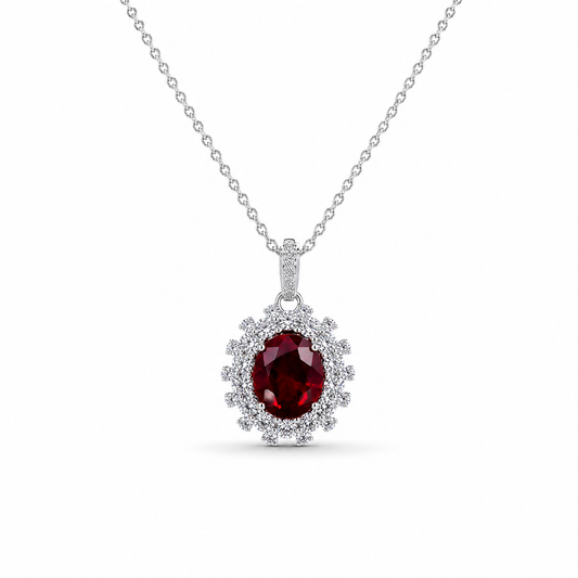 Rouge Royale Halo Pendant